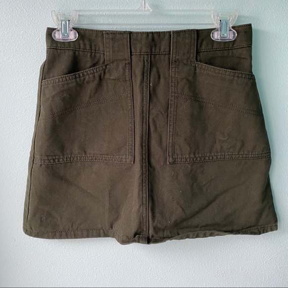 Olive BDG A Line Denim Skirt - Picture 1 of 4